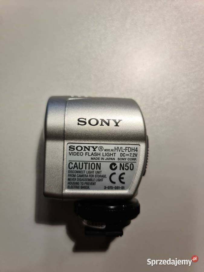 Lampa błyskowa Sony HVL-FDH4,Sony DCR-SR35 HYBRID HDD VII.3