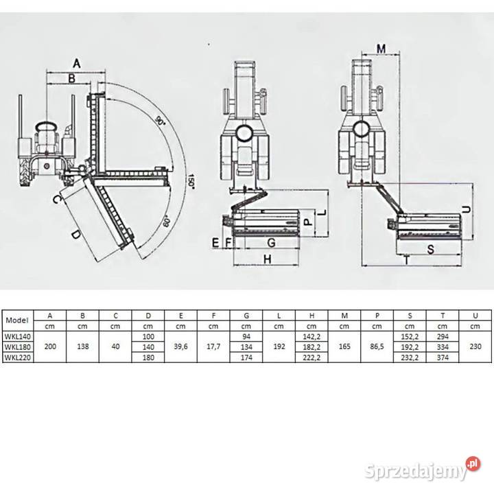 Kosiarka do poboczy 18 m z klapą firma Kelffri Gostycyn