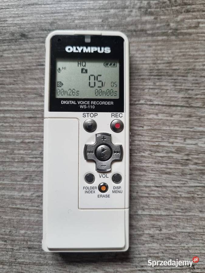 Dyktafon cyfrowy OLYMPUS WS110 interfejs USB Solnica