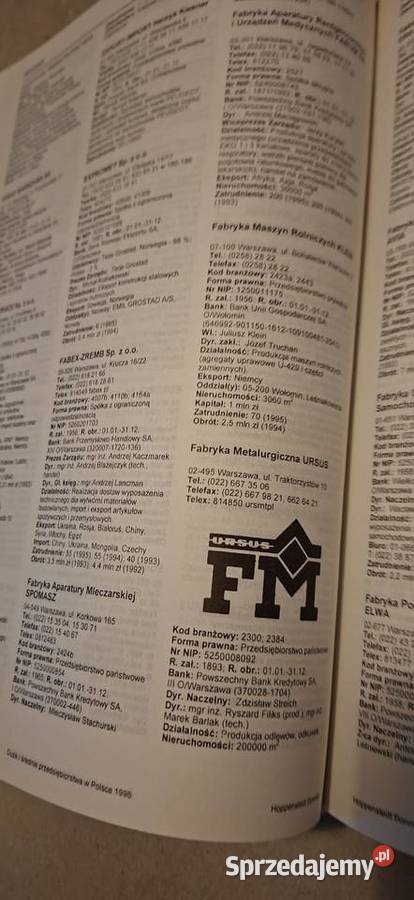 Pierwsze wydanie Duże i Średnie Przedsiębiorstwa