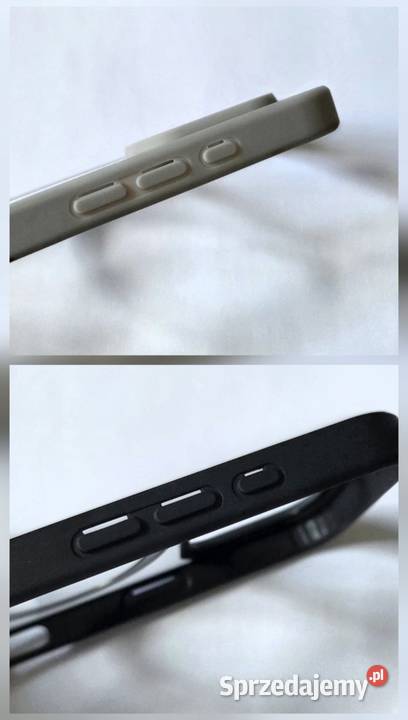 Etuicase przezroczyste szare i czarne z MagSafe Częstochowa sprzedam
