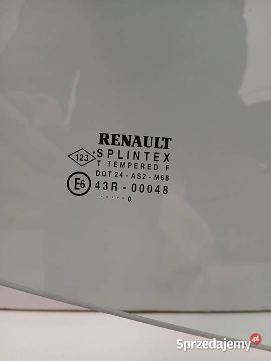 Szyba Drzwi Prawa Przednia Renault Clio 9801 Boczne (drzwi) Bralin sprzedam