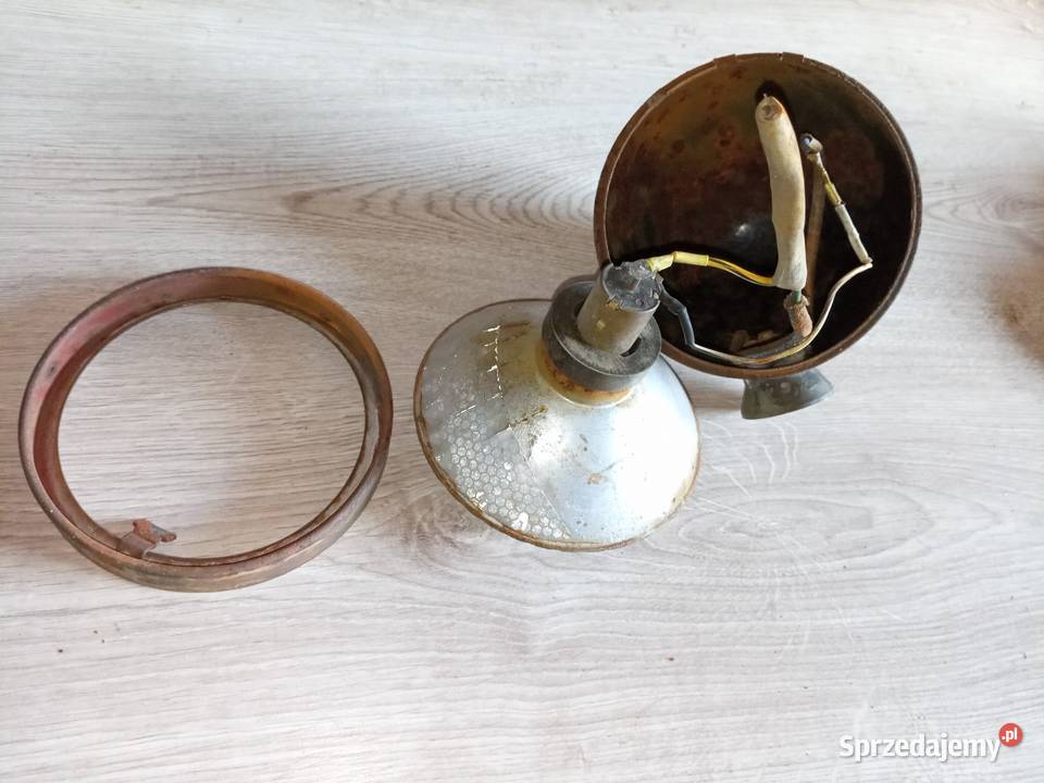Stara lampa samochodowa motocyklowa