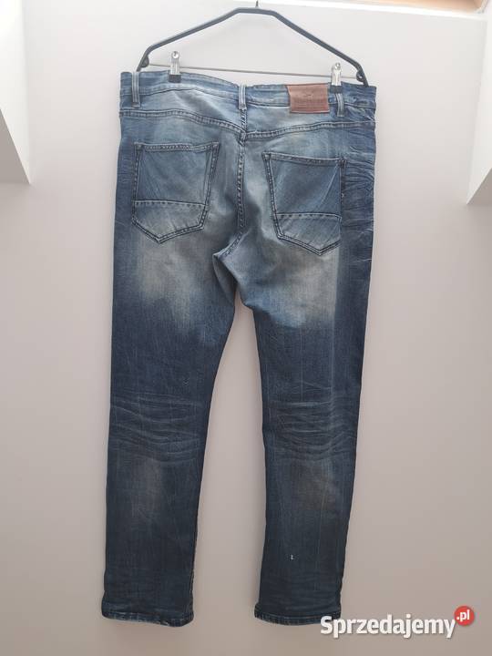 Jeansy Scotfree 3834 męskie denim z przetarciami Trąbki Wielkie