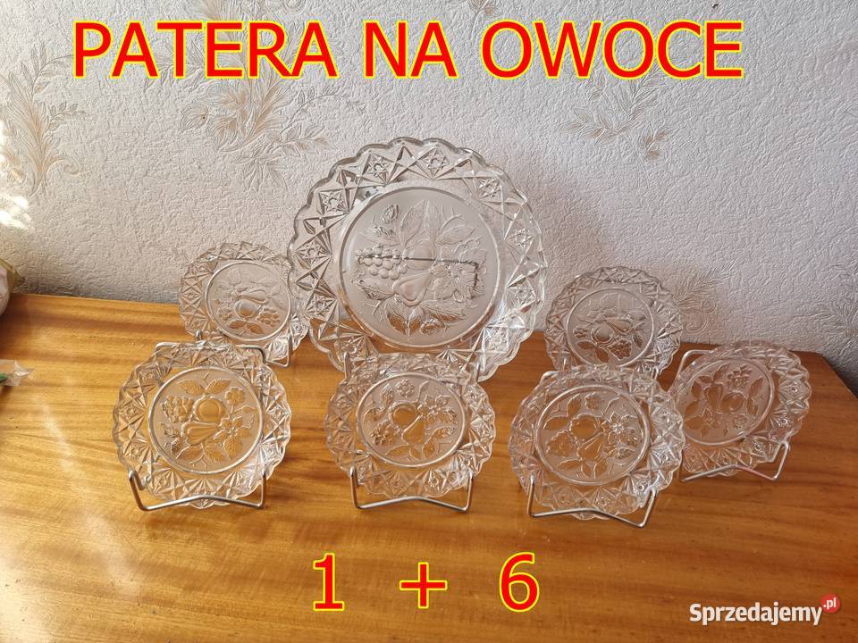 6 1 Patera na Owoce Huta Hortensja Stojak Sosnowiec