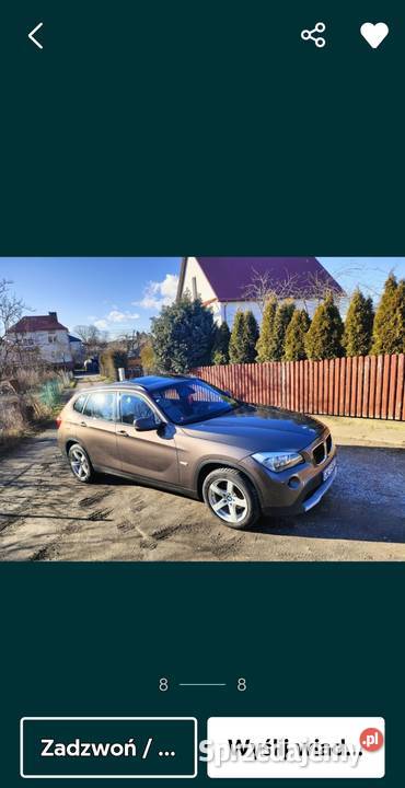 Bmw X1 20 diesel zadbany ABS Sokółka