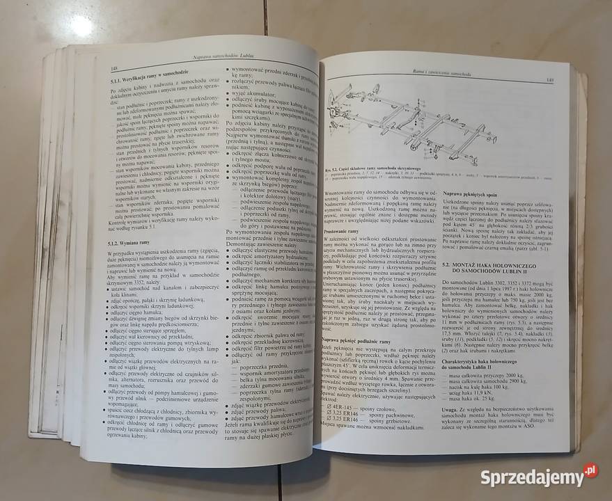 Naprawa samochodów Lublin książka wkł ZŁOMBOL Lublin Warszawa