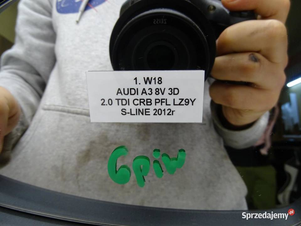 LUSTERKO LEWE LEWY PRZÓD PRZEDNIE AUDI A3 8V 3D Części samochodowe