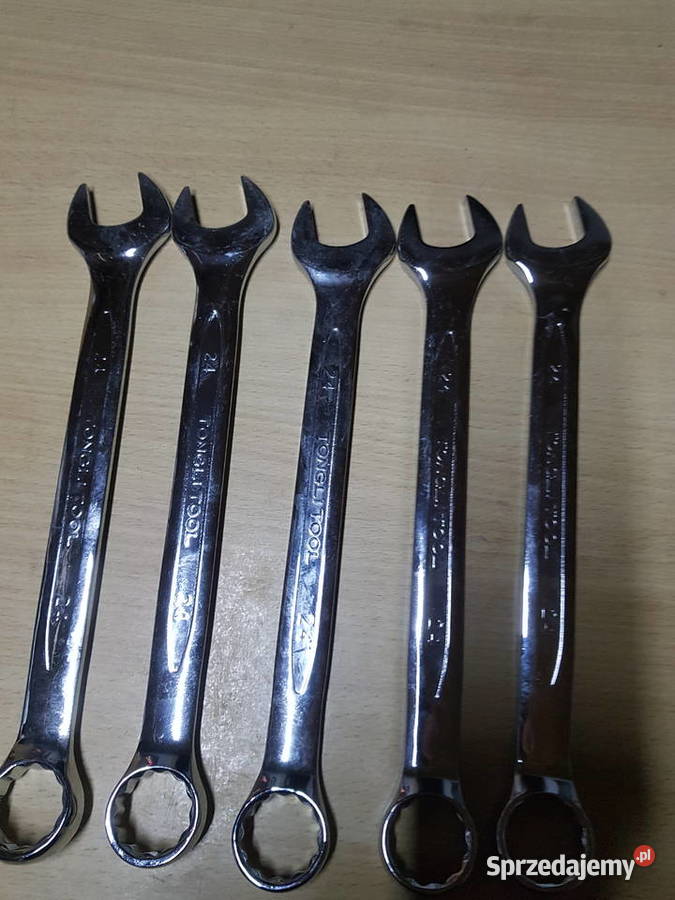 Klucz płasko oczkowy 24 mm stal chromowowanadowa