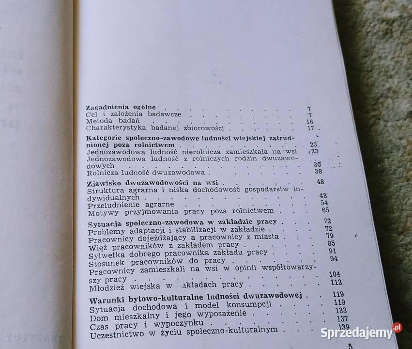 Ludność wiejska zatrudniona w zakładach Rok wydania 1979 Kultura i Rozrywka Gdańsk sprzedam