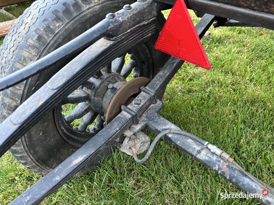 Bryczka przedwojenna rzemieślnicze koła stan Biłgoraj sprzedam