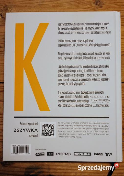 Wielka Księga Inspiracj Woźnicka Jakubska Olsztyn sprzedam