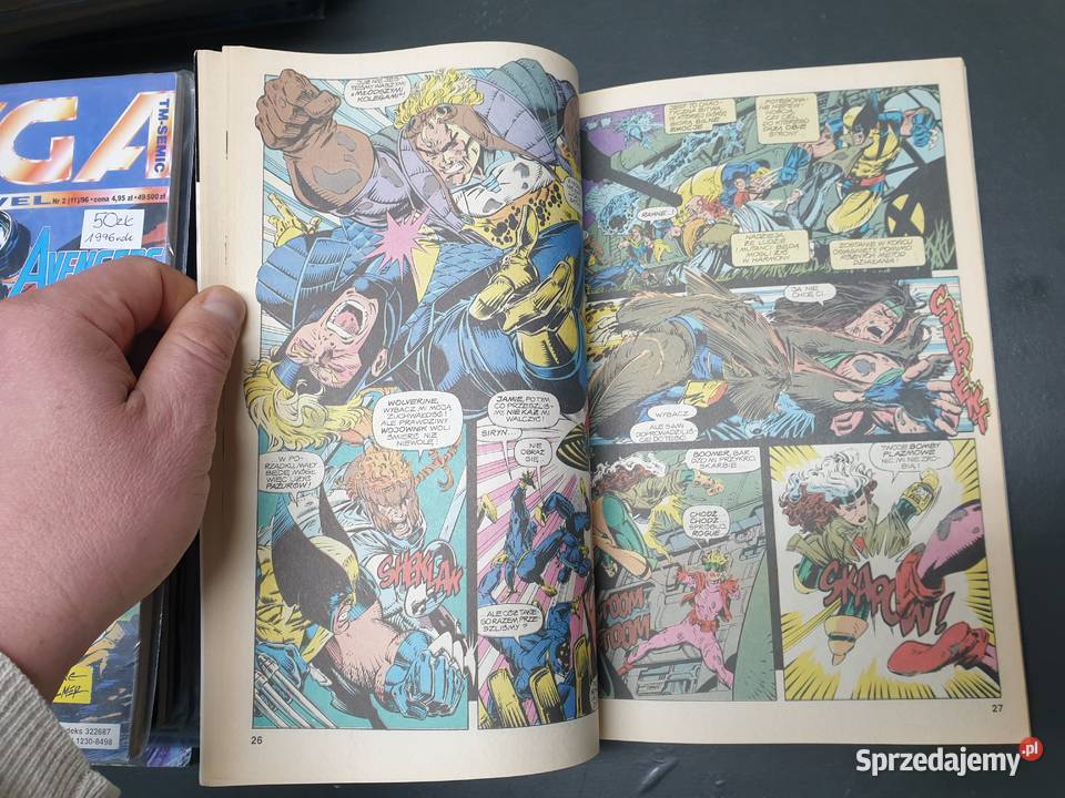 Mega Marvel 1 10 1996 XMen ExCutioners Song Komiksy Gdynia sprzedam