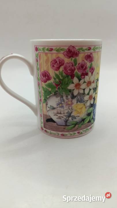 Kubek koty porcelana kostna Queens Wyposażenie wnętrz Zamość