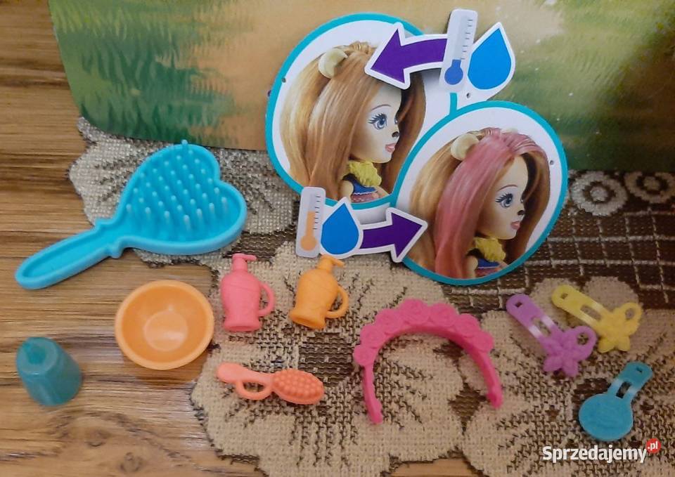 Lalka Enchantimals Lacey Lion z salonem i Zabrzeg sprzedam