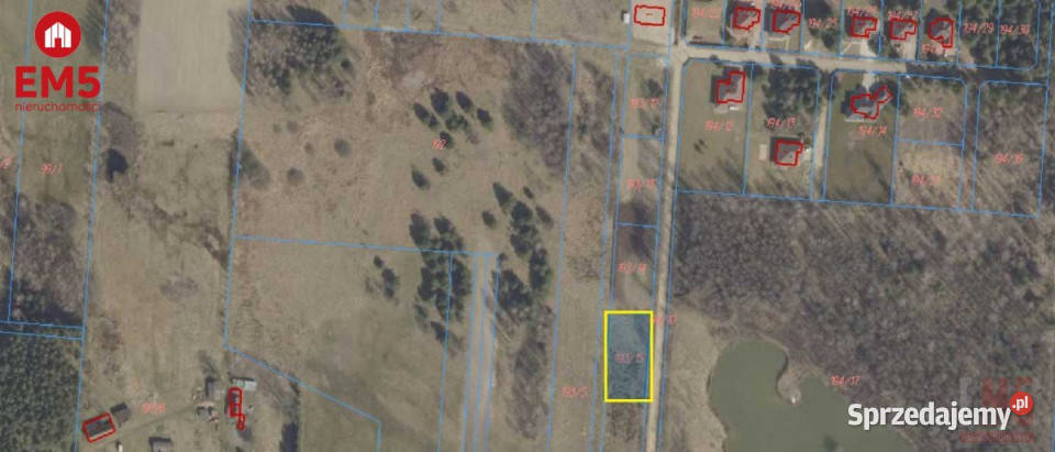 Grunt sprzedam Kuriany 1240m2 podlaskie
