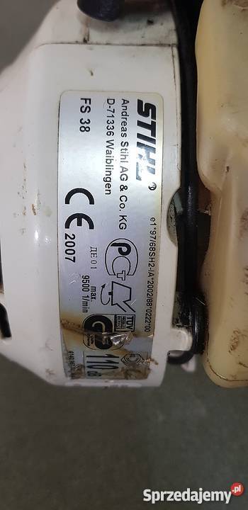 Kosa Podkoszarka spalinowa STIHL FS38 2007r Gdańsk