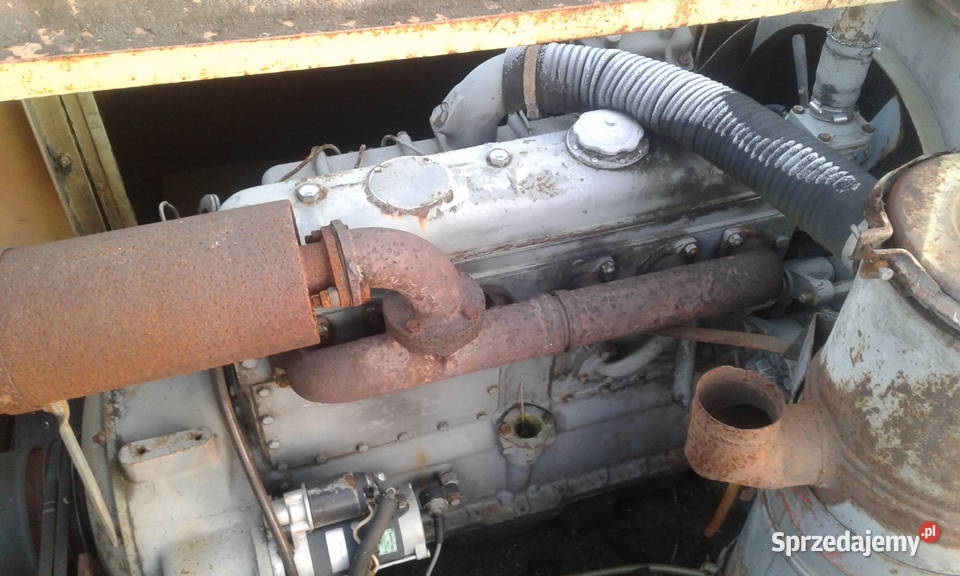 Silnik SW400 sprawny bizon andoria leyland 6 nieuszkodzony Części zamienne Chróścice