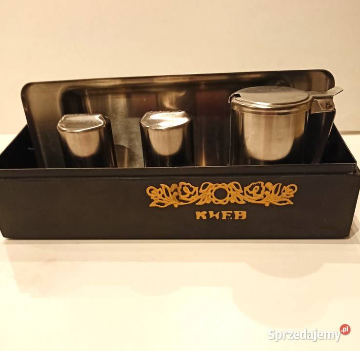 Zestaw do przypraw z prlu vintage łódzkie Łódź