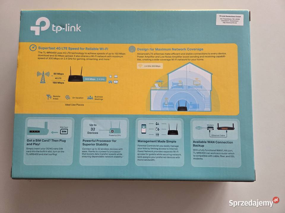 Sprzedam używany ruter TPLINK Elektronika sprzedam