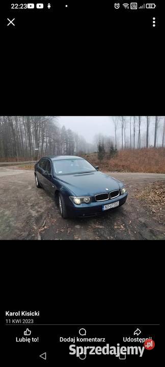 Sprzedamzamienię BMW E65 3600cm3 Koło