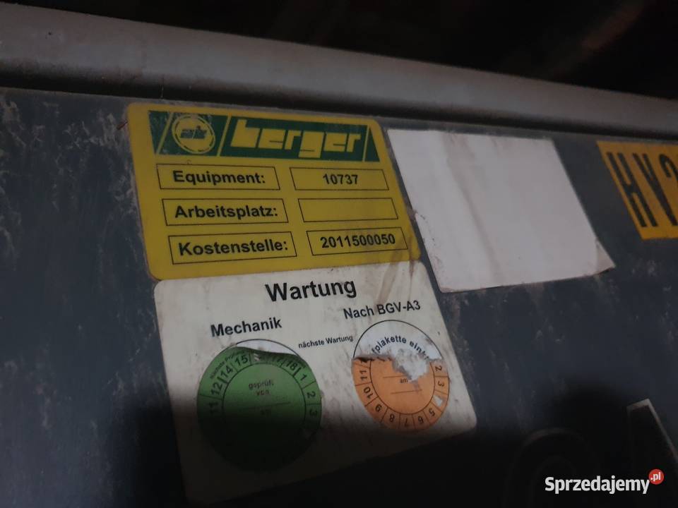 PRĘŻARKA ŚRUBOWA ATLAS COPCO GA377 piaskowanie Biznes i Przemysł Suchedniów