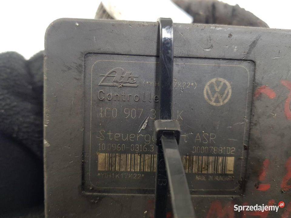 POMPA ABS HAMULCOWA SKODA OCTAVIA 1J0614517D osobowe Pozostałe Lipno