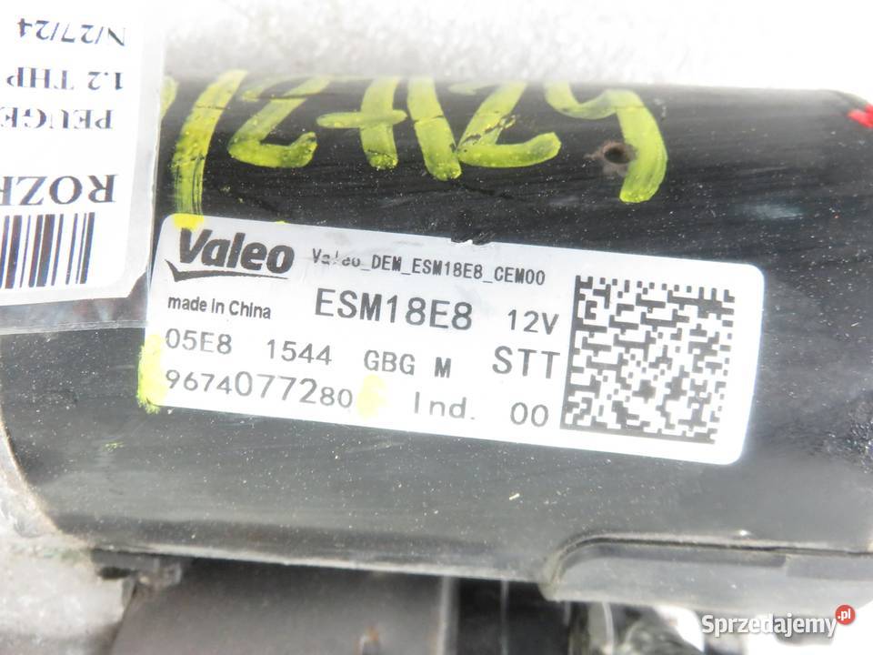 ROZRUSZNIK PEUGEOT 5008 II 12 THP 96740772