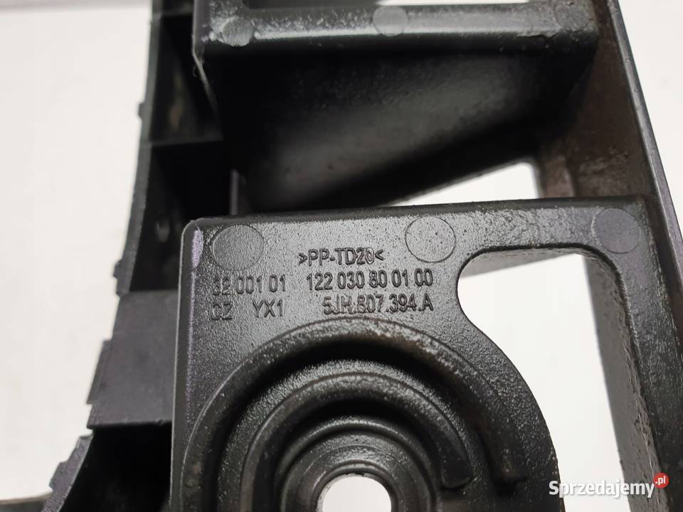 Skoda Rapid ŚLIZG ZDERZAKA prawy tył 5JH807394A Rudka