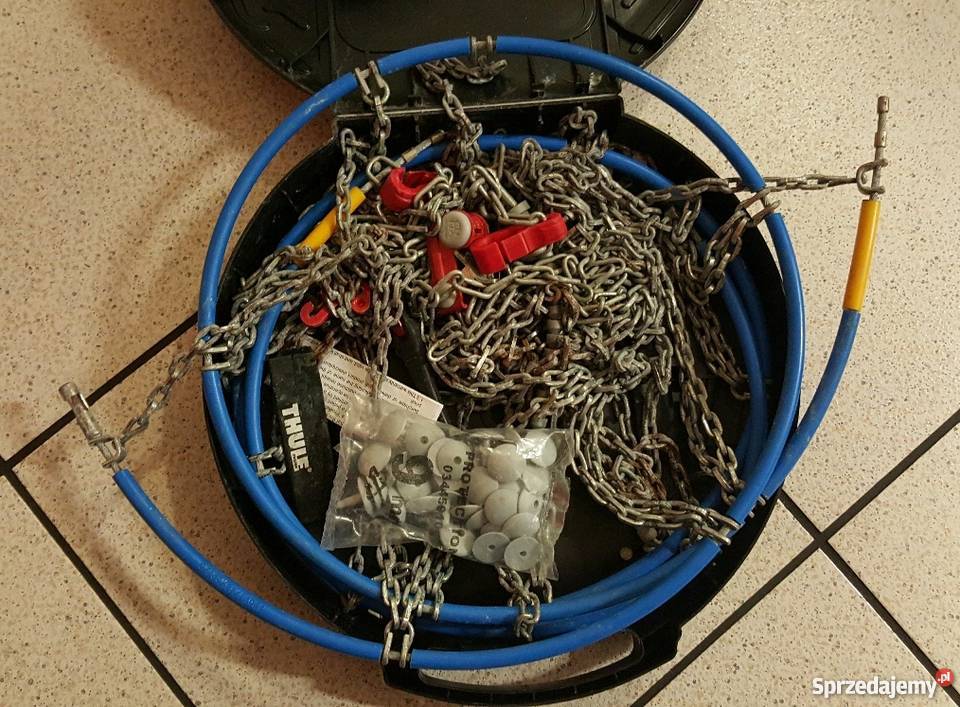 Łańcuchy śniegowe na koła THULE CD9 używane Warszawa