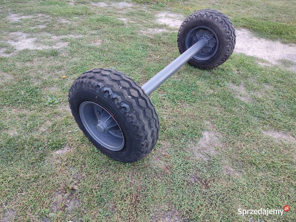Oś z kołami 100 75 r15 do przyczepy jednoosiowej