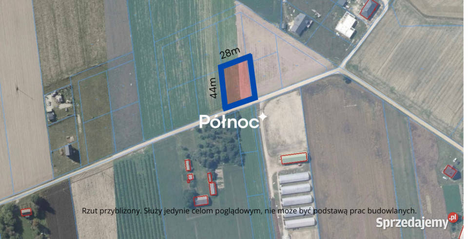 Na sprzedaż działka 1161m2 Wilczyn gmina Biała Sprzedaż