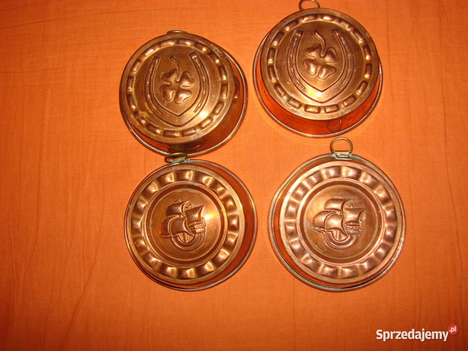 stare szwedzkie miedziane foremki pomorskie sprzedam