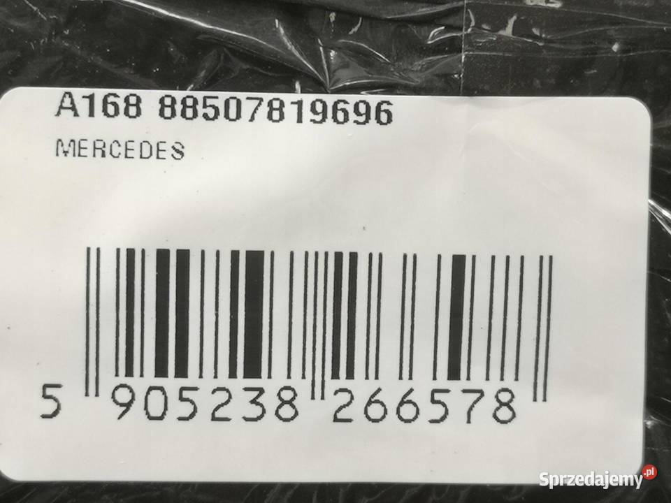 LISTWA TABLICY REJESTRACYJNEJ PRZÓD MERCEDES osobowe Motoryzacja sprzedam