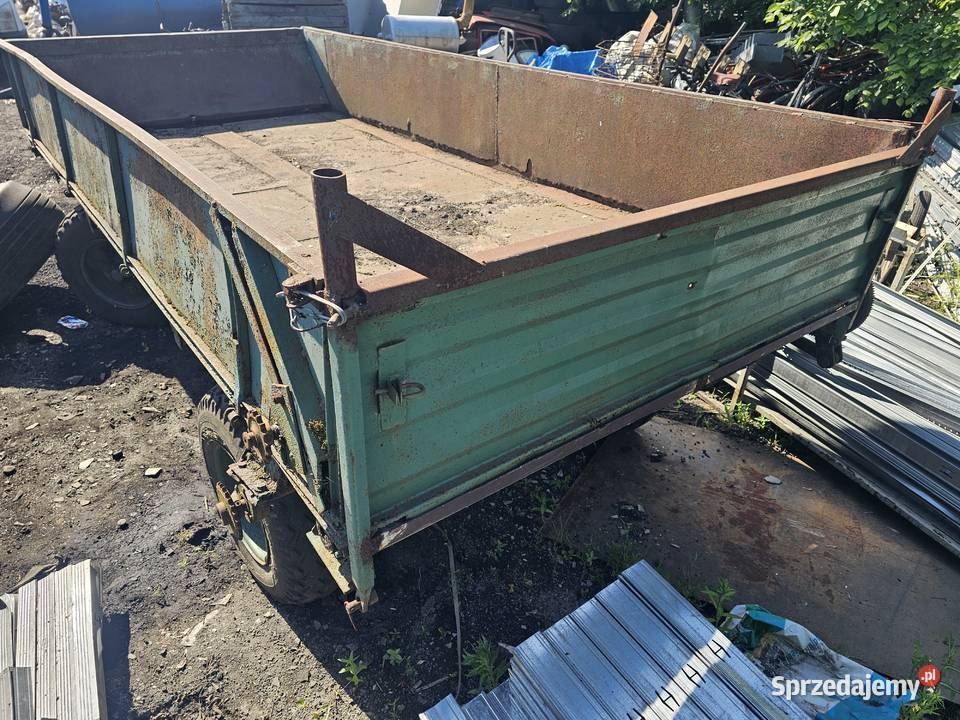 Przyczepa dwuosiowa ciągnikowa rolnicza Maszyny rolnicze