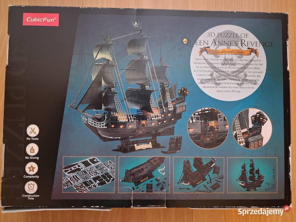 Trójwymiarowe puzzle 3D z Led 9m+ Warszawa sprzedam