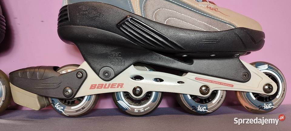 nowe Rolki BAUER Xtra EMR 55 kobiet rozmiar 425 Jasień
