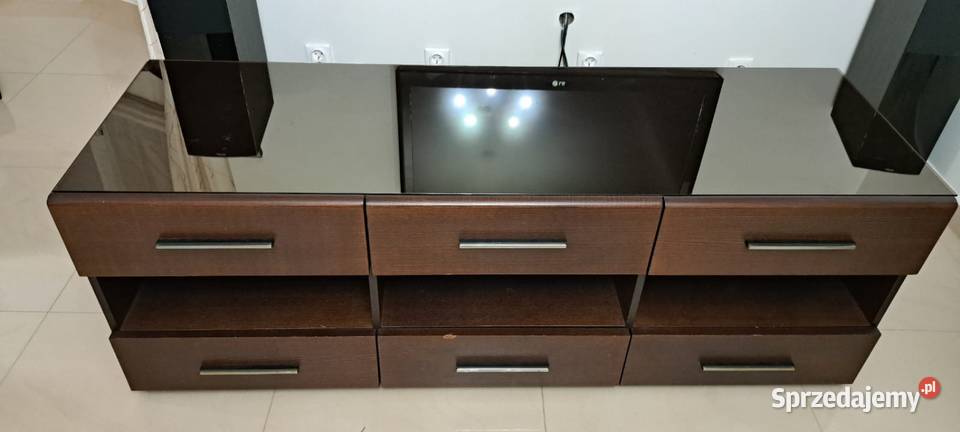 Komoda Rtv ciemny brąz Kłaczyna