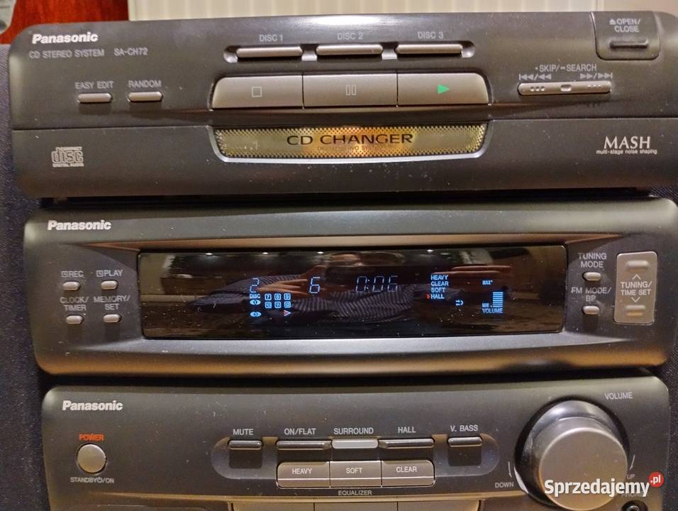 Wieża Panasonic SACH72 CD radio magnetofon Warszawa