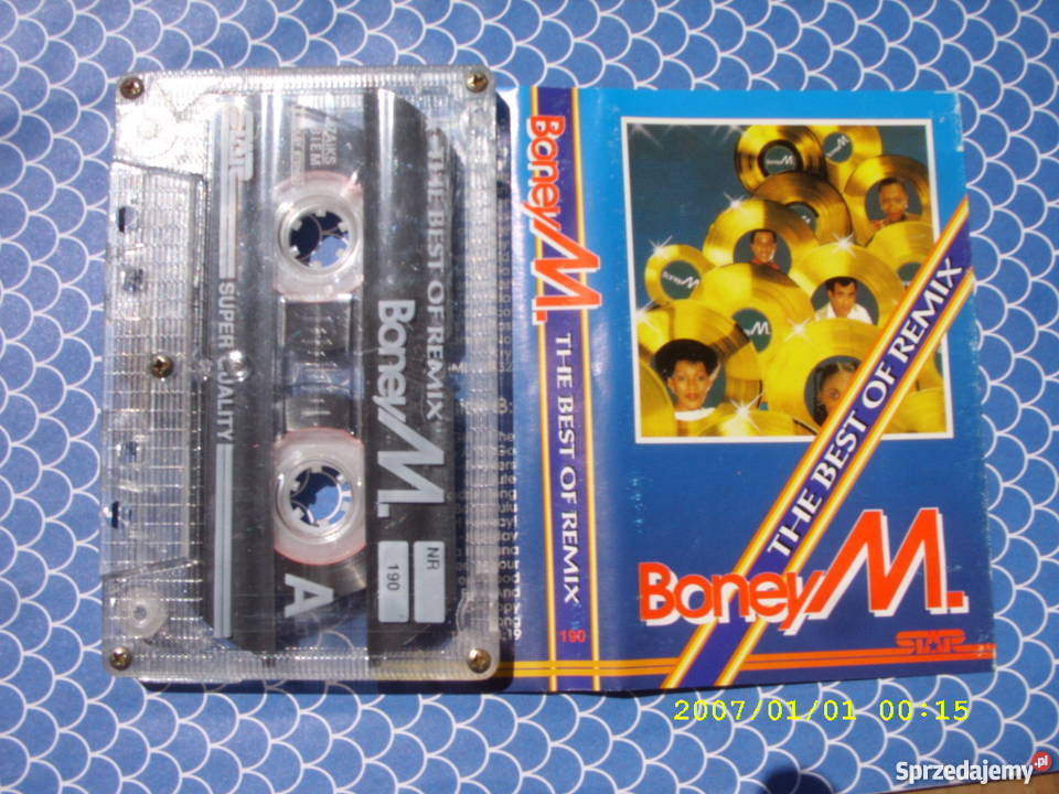 Kaseta BONEY M THE BEST OF REMIX STAR kaseta dolnośląskie Wołów
