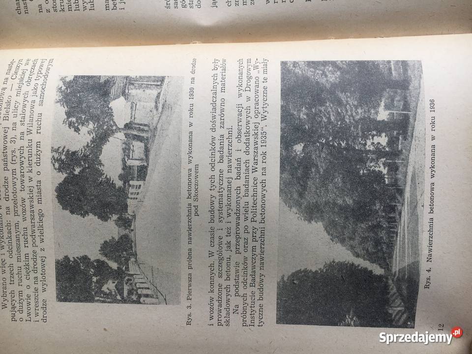 Nawierzchnie betonowe 1959 Unikatowa książka Kalisz