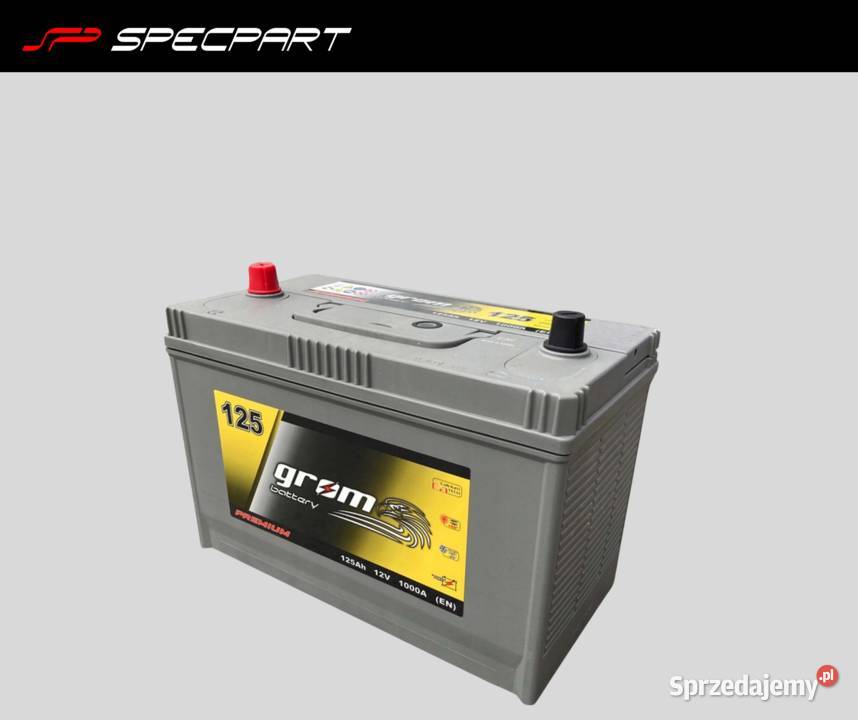 Akumulator GROM Premium 12V 125Ah 1000A Rzeszów