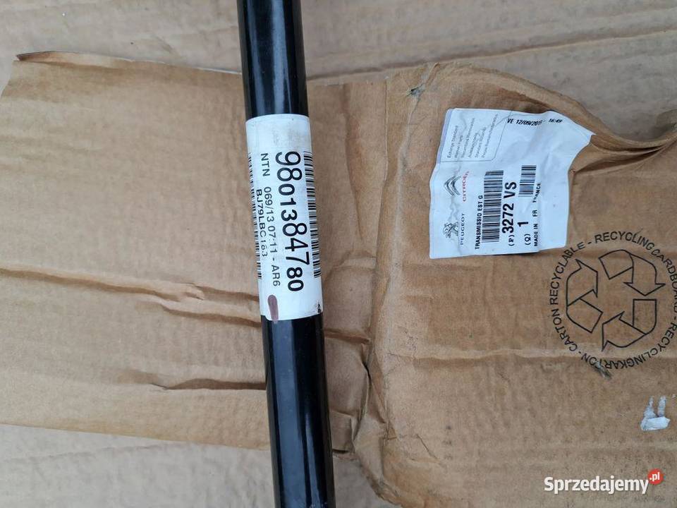 Półoś lewa CitroEn C3 II 11 14 3272VS 9801384780 osobowe sprzedam