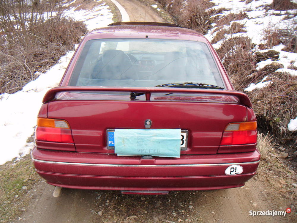 Ford escort 18 diesel 1992 bordowy Dębica sprzedam
