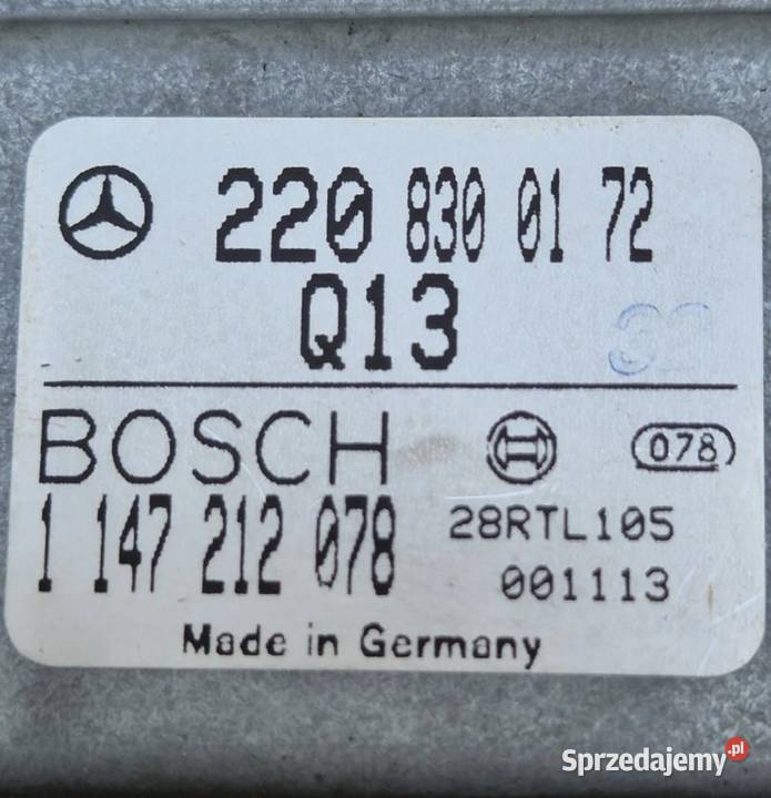 CZUJNIK EMISJI SPALIN MERCEDESBENZ W220 Działoszyce sprzedam