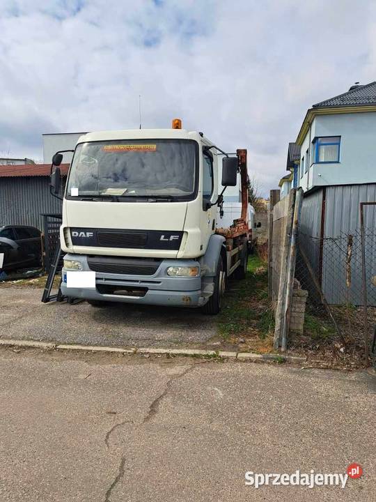 DAF LA LF55180 HDS Fassi bramowiec 2007 Kraków
