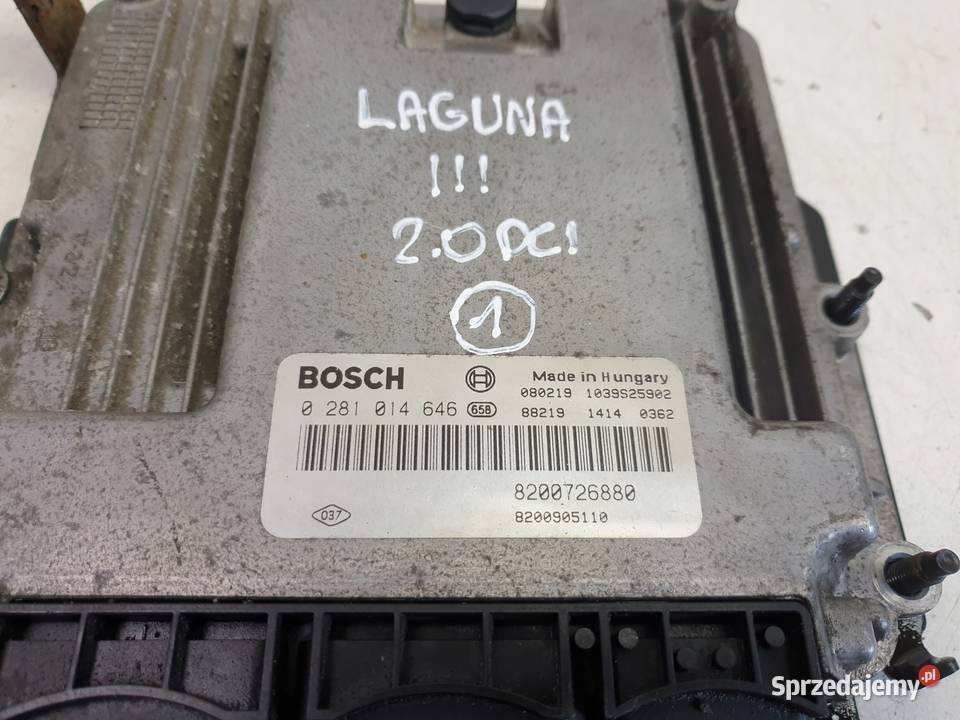 Renault Laguna III 20 DCI STEROWNIK SILNIKA Komputery Chełm
