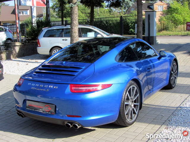 Porsche niebieski elektryczne lusterka Mława