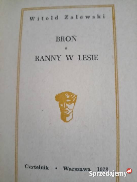 Zalewski książki Ranny w lesie księgarnia literatura piękna - proza polska Warszawa