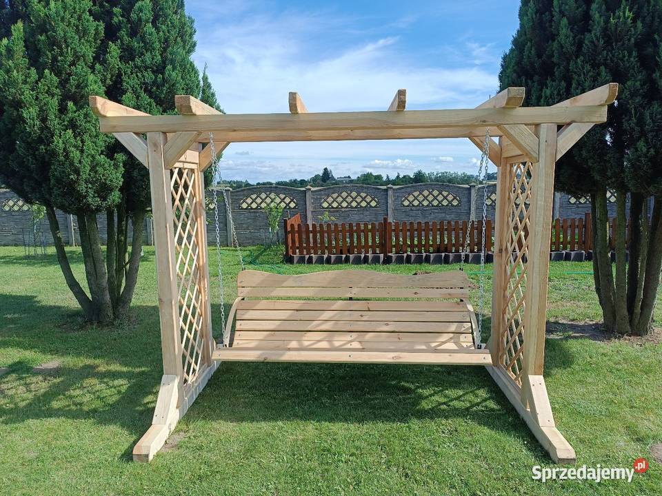Huśtawka ogrodowa z pergola Poznań
